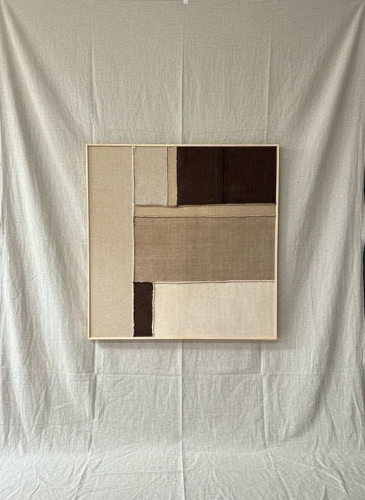 Composición de linos franceses . Marrón I