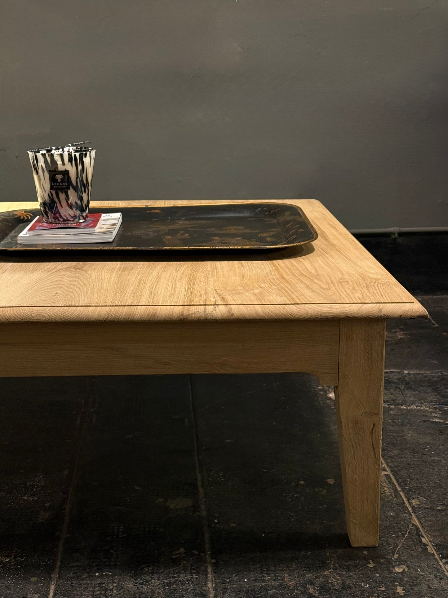 MESA A MEDIDA: Mesa de centro de roble