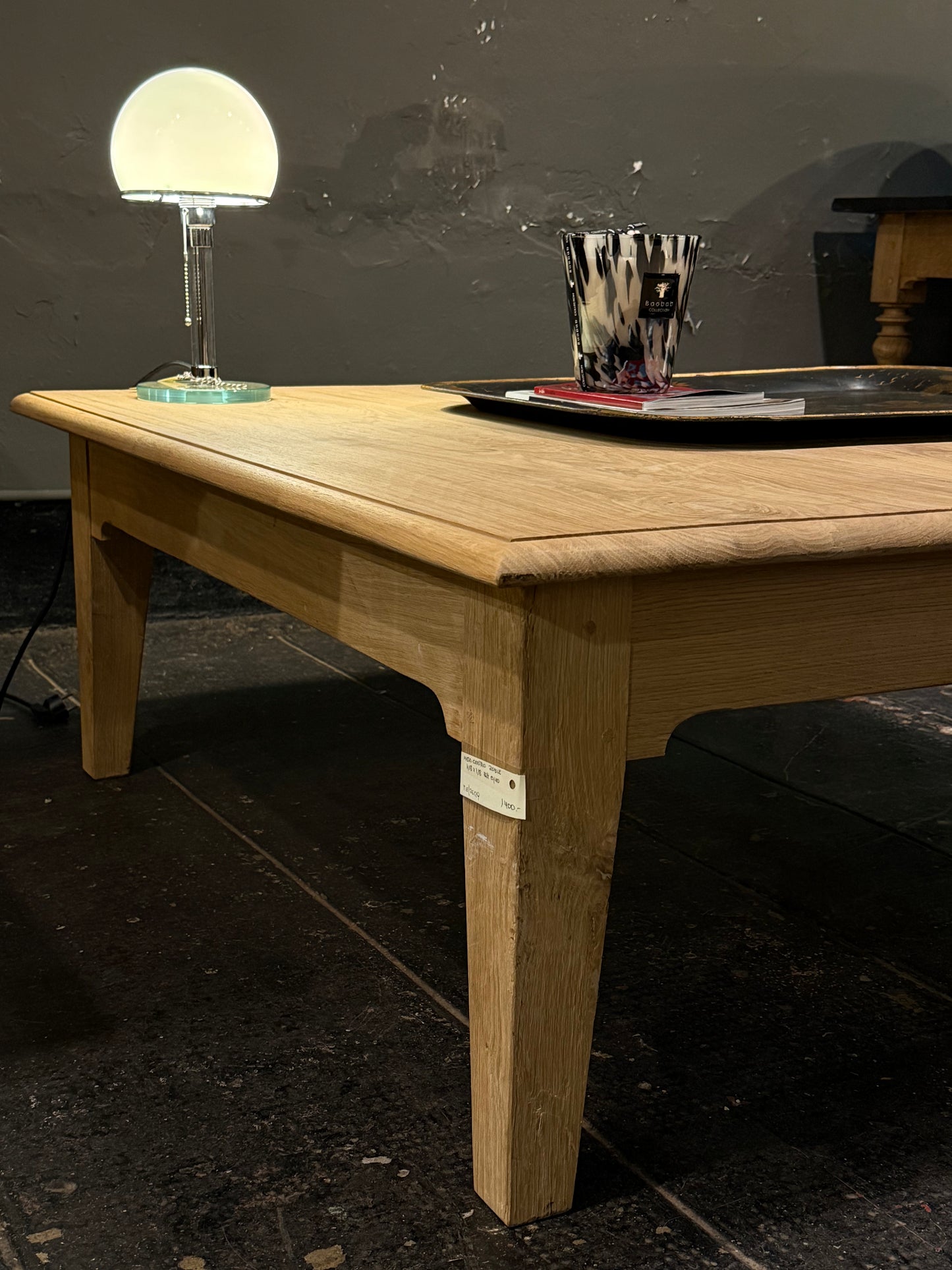 MESA A MEDIDA: Mesa de centro de roble