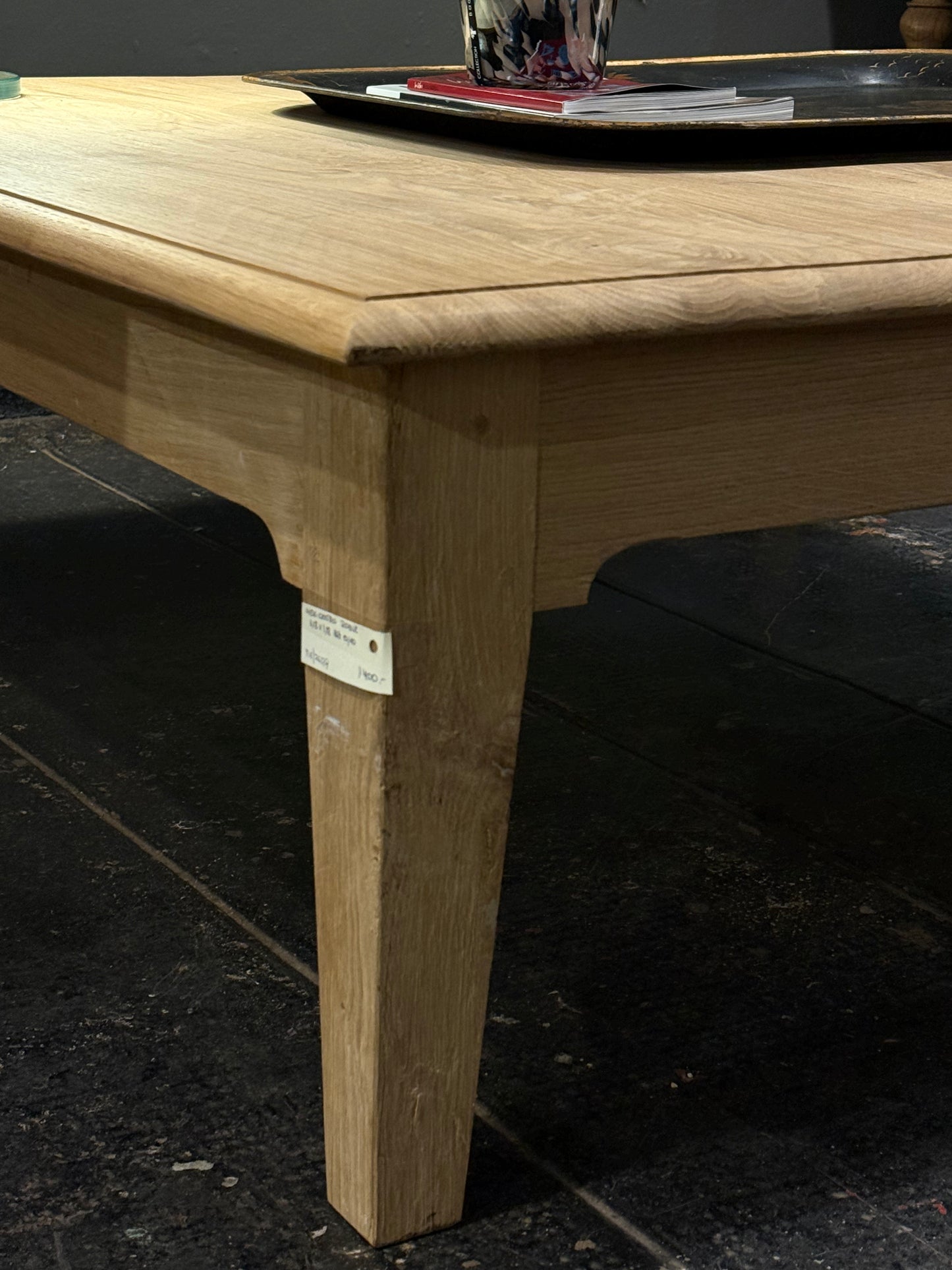 MESA A MEDIDA: Mesa de centro de roble