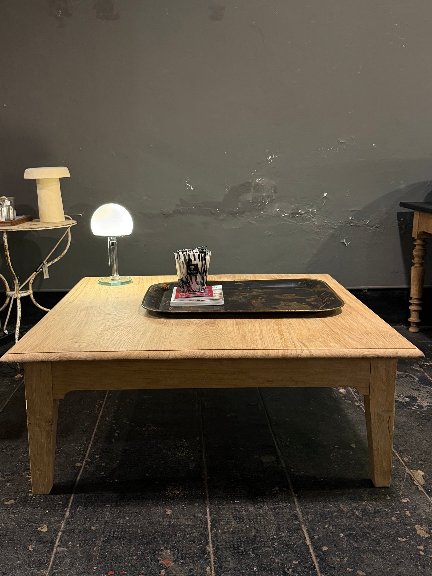 MESA A MEDIDA: Mesa de centro de roble