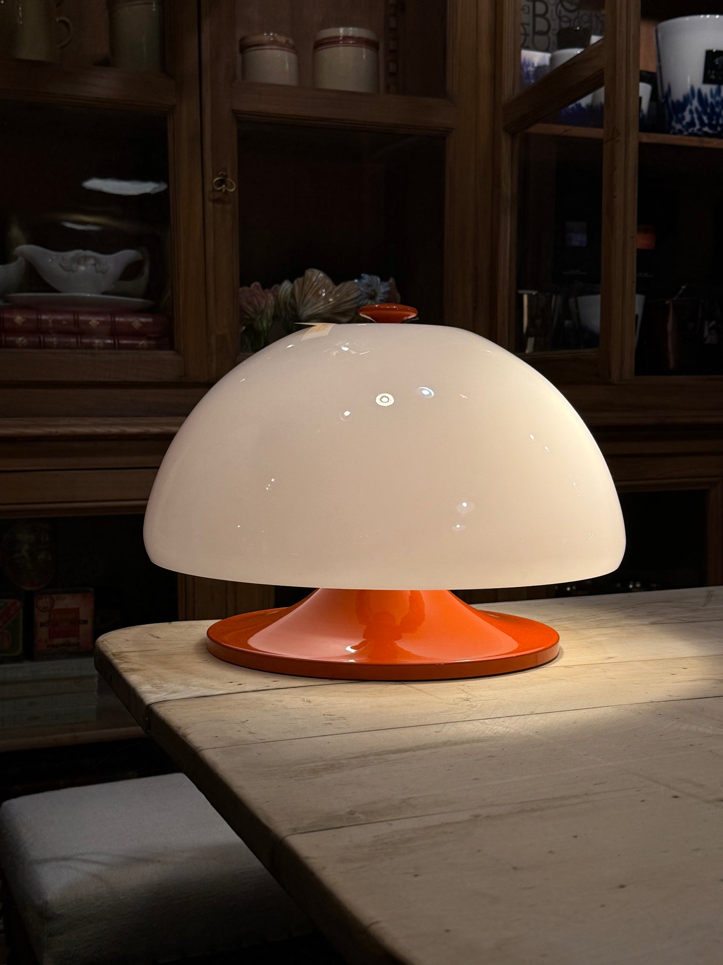Lámpara de mesa “Serpente” de Elio Martinelli para Martinelli Luce · Italia, años 60