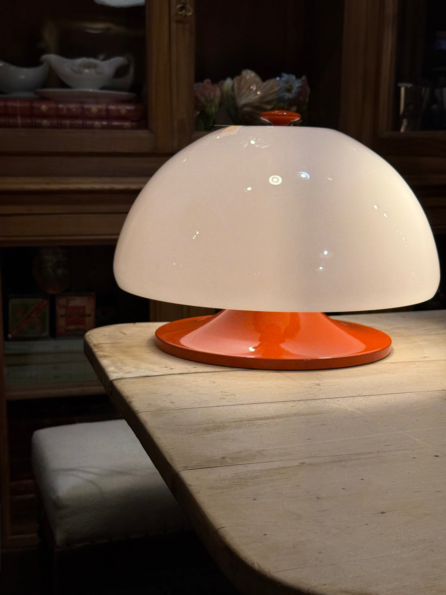 Lámpara de mesa “Serpente” de Elio Martinelli para Martinelli Luce · Italia, años 60